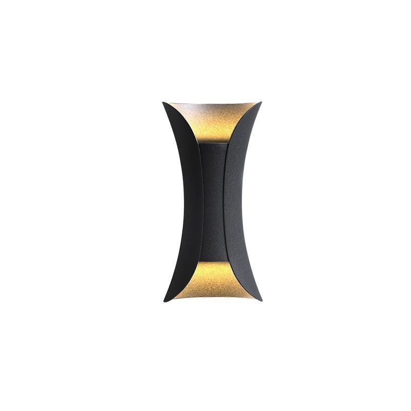 Modern Curved LED Waterproof Wall Sconce Light for Outdoor & Indoor Use