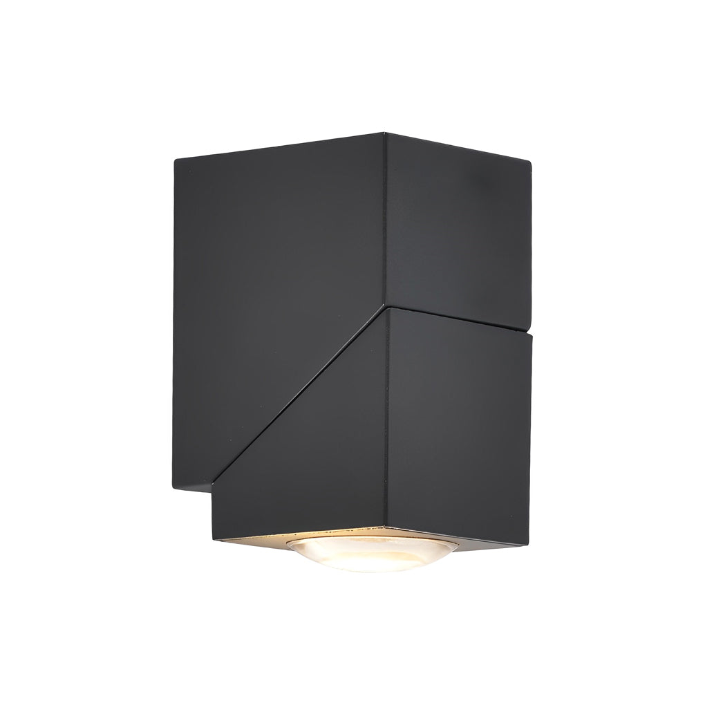 Adjustable Black Waterproof Up Down Outdoor Wall Sconce Light Fixture