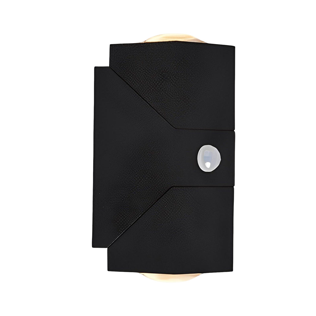Adjustable Black Waterproof Up Down Outdoor Wall Sconce Light Fixture