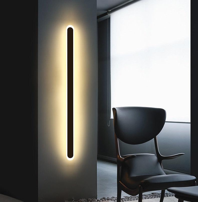Elegant Valencia Wall Lamp - Black Metal for Living Room Bedroom Decor