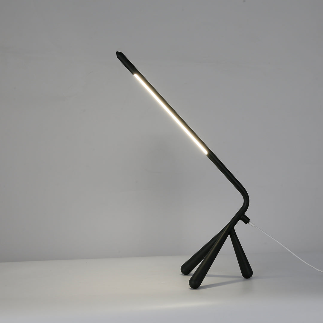 Unique Rotatable LED Accent Table Lamp with Three Legs for Living Room