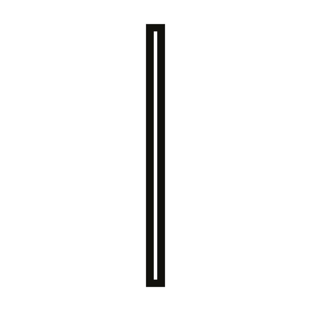 Modern Black Iron Linear LED Wall Sconce for Living Room Decor