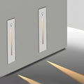 Modern Recessed Vertical Motion Sensor LED Stair Light for Indoor/Outdoor Use