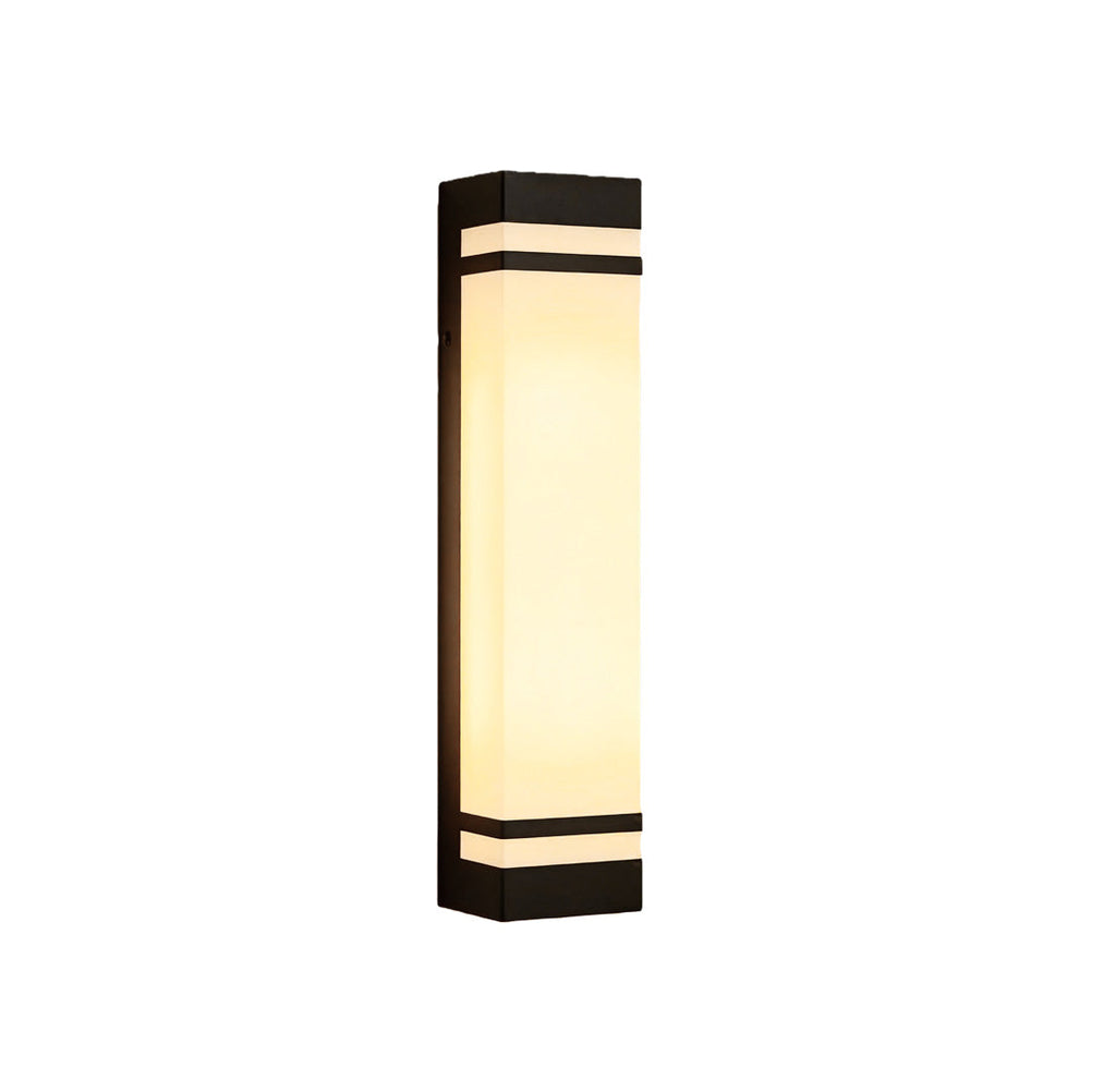Contemporary Waterproof LED Vertical Wall Light Fixture for Outdoor Use