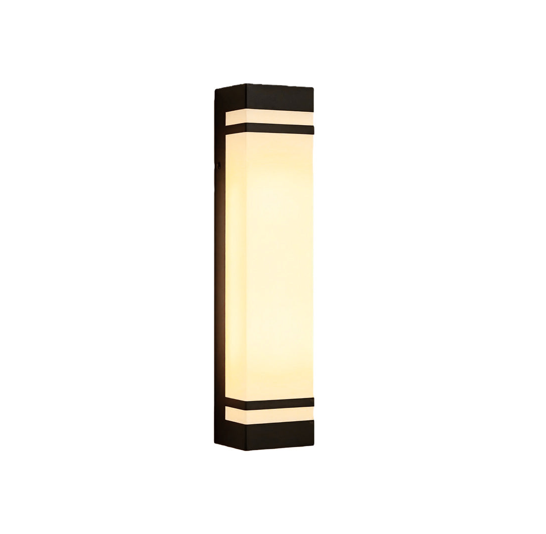 Contemporary Waterproof LED Vertical Wall Light Fixture for Outdoor Use