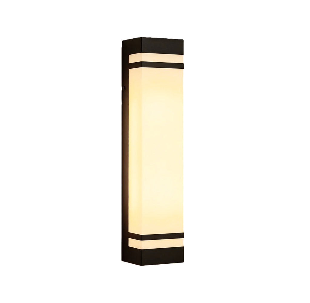 Contemporary Waterproof LED Vertical Wall Light Fixture for Outdoor Use