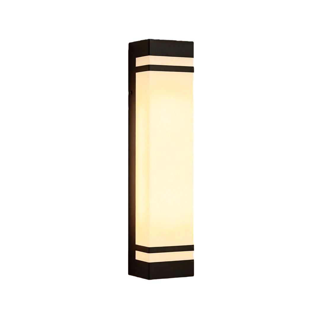 Contemporary Waterproof LED Vertical Wall Light Fixture for Outdoor Use