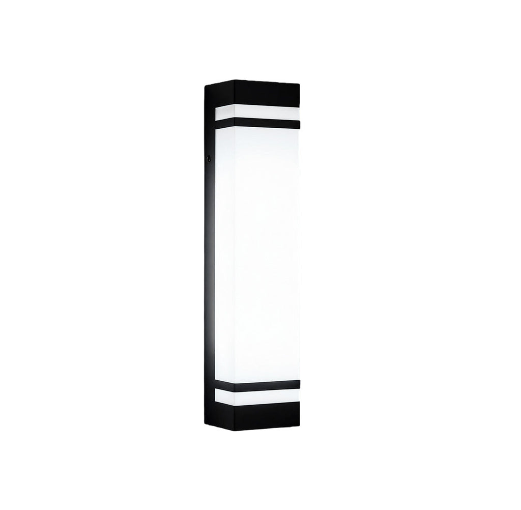 Contemporary Waterproof LED Vertical Wall Light Fixture for Outdoor Use