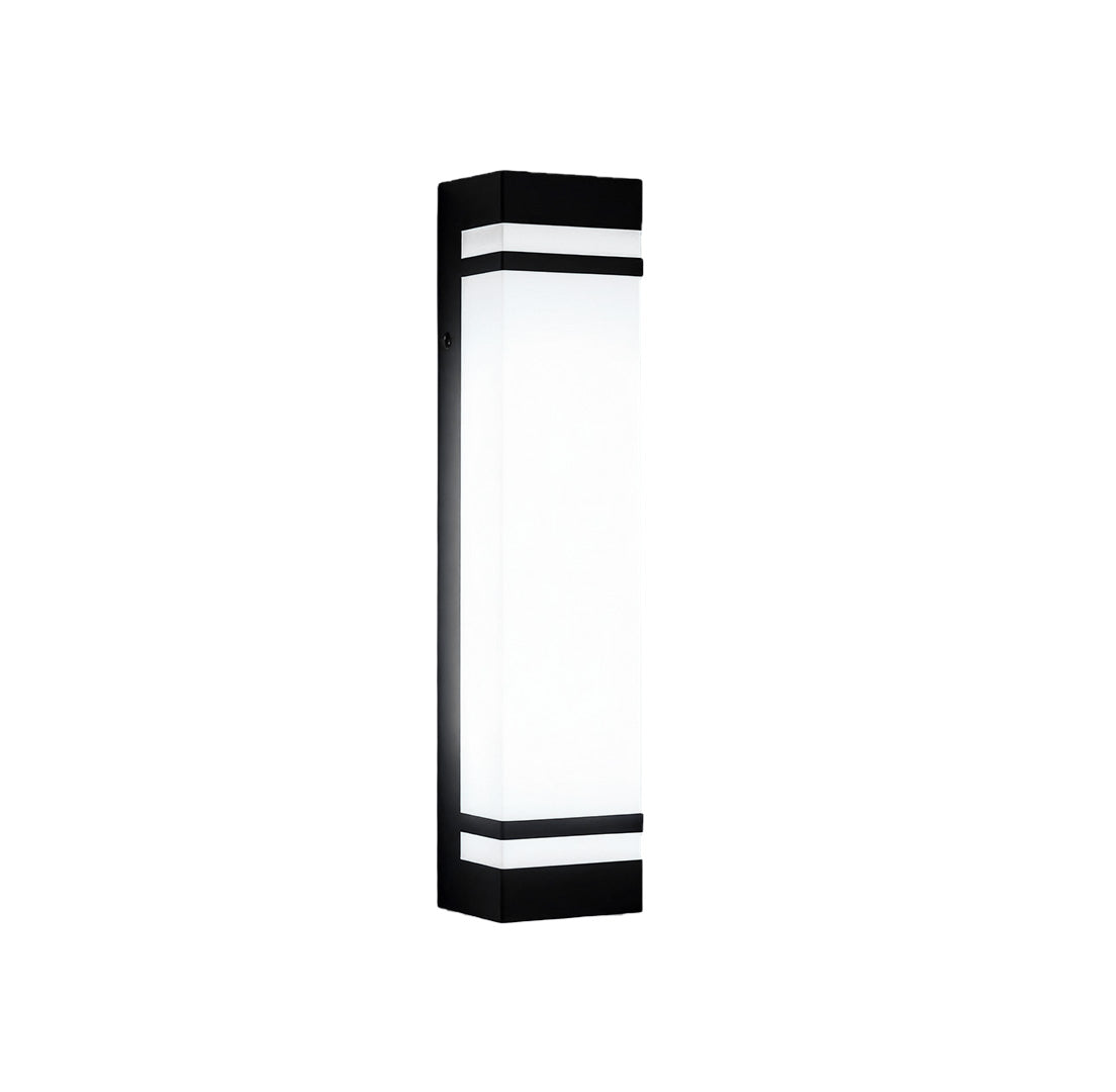 Contemporary Waterproof LED Vertical Wall Light Fixture for Outdoor Use