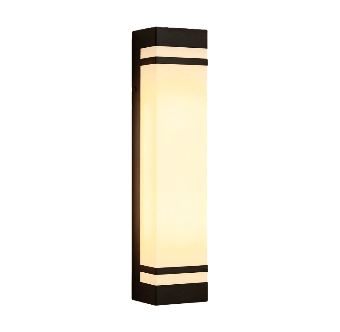 Contemporary Waterproof LED Vertical Wall Light Fixture for Outdoor Use