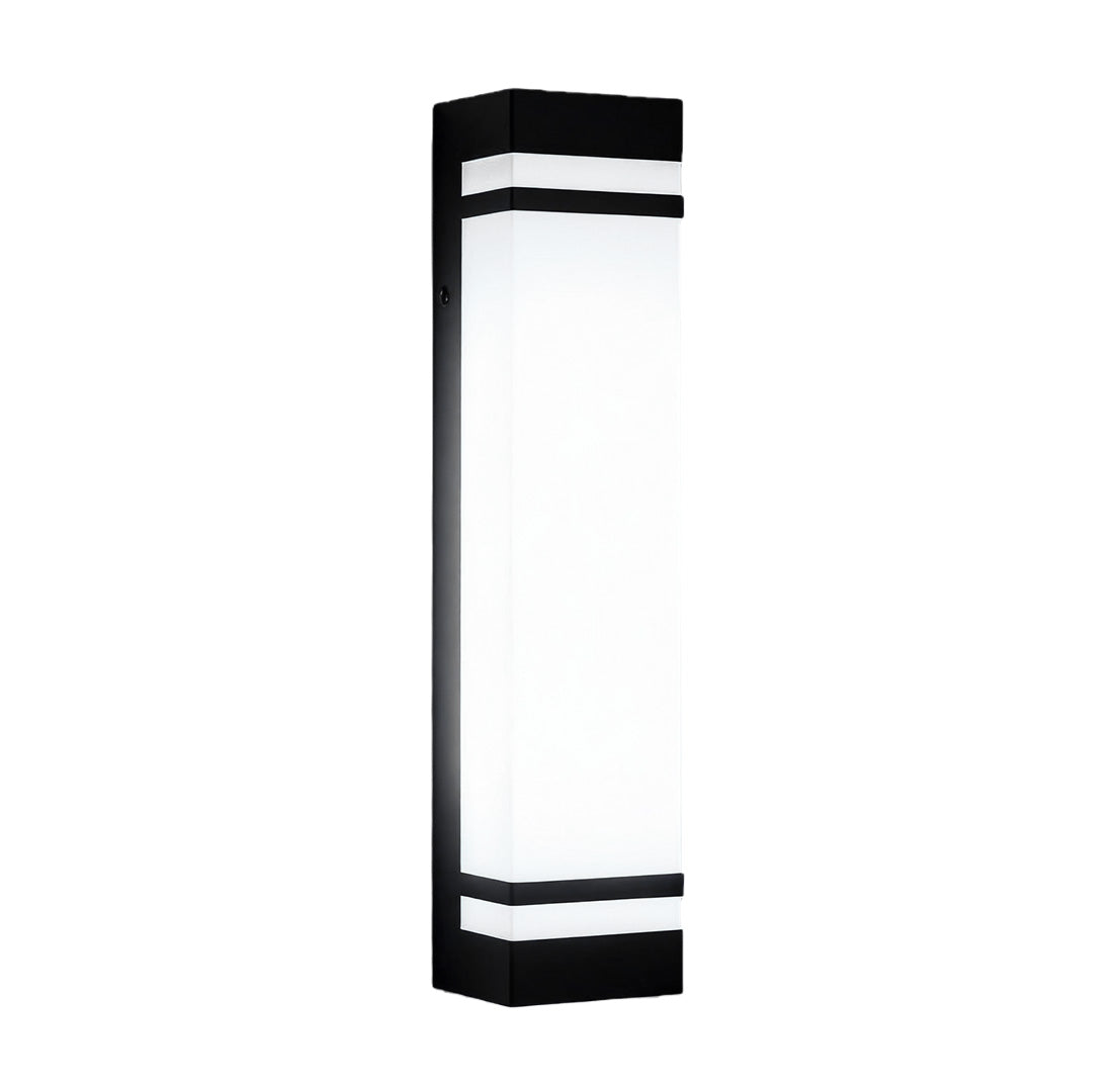 Contemporary Waterproof LED Vertical Wall Light Fixture for Outdoor Use
