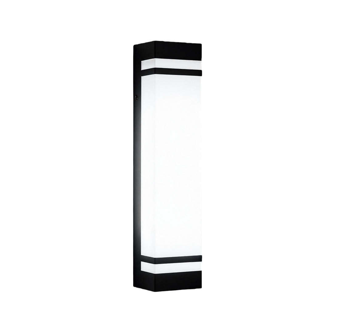 Contemporary Waterproof LED Vertical Wall Light Fixture for Outdoor Use