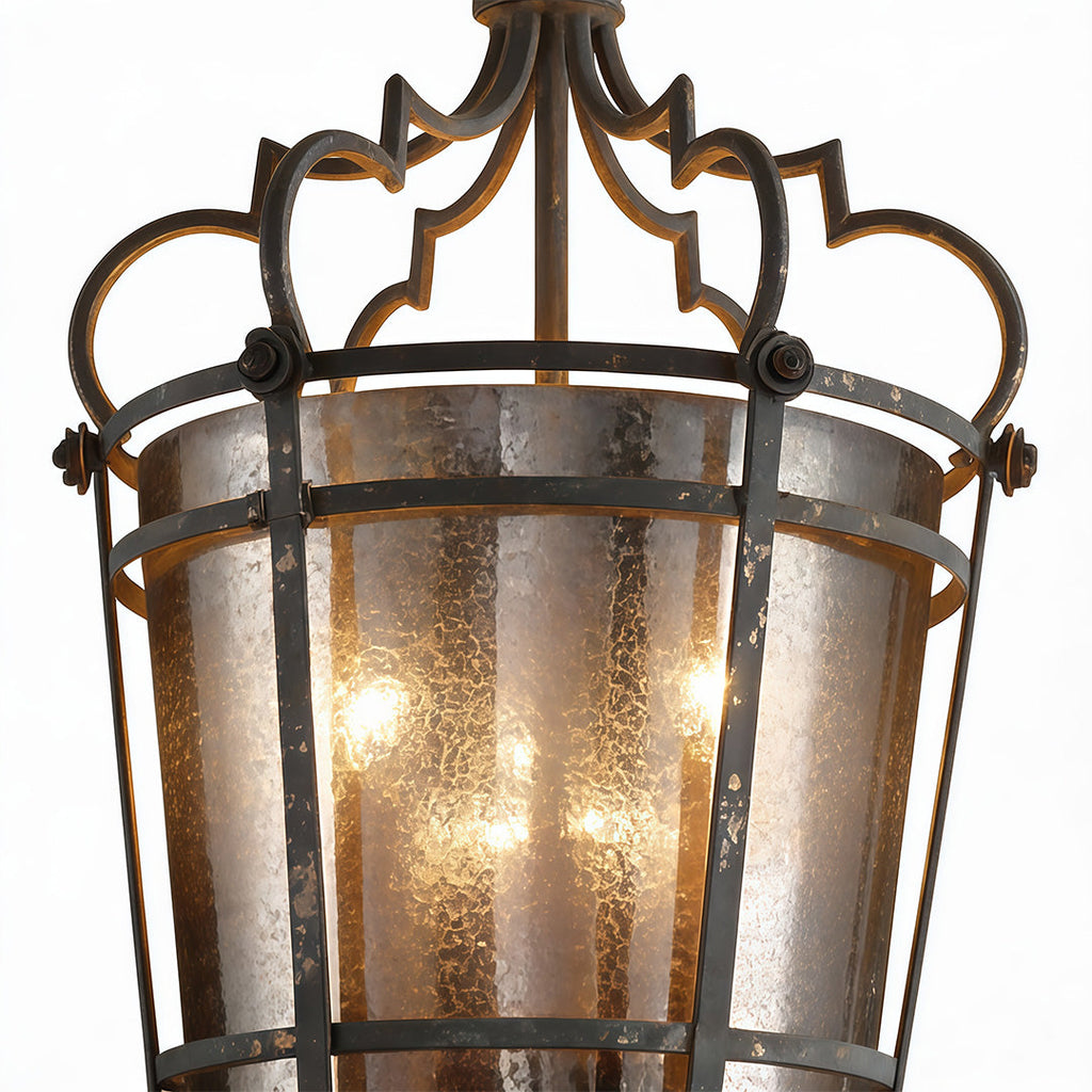 Antique Bronze Italian Pendant Light Fixture for Elegant Dining Spaces