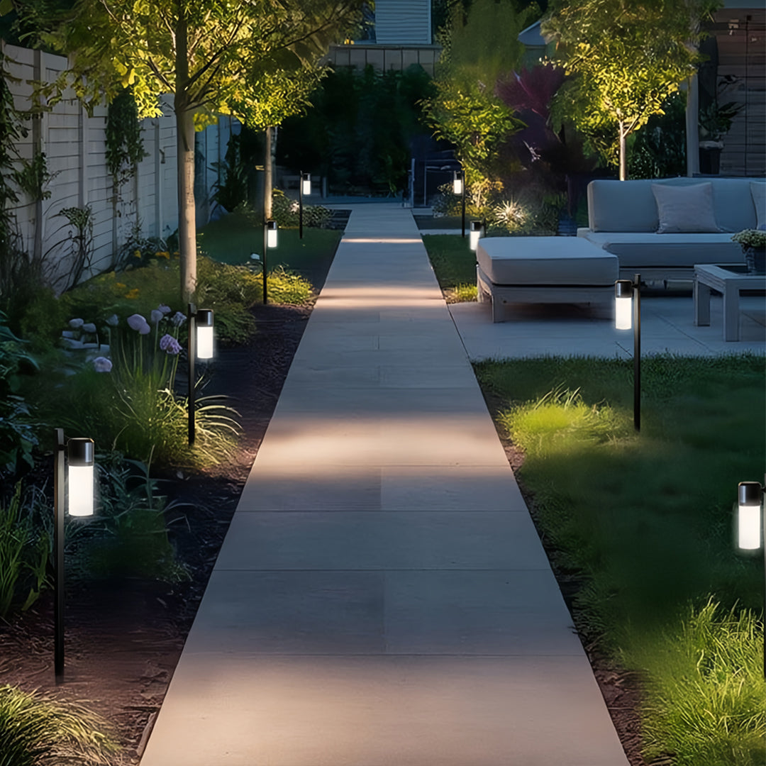 Sleek Stainless Steel LED Pathway Light for Modern Outdoor Gardens