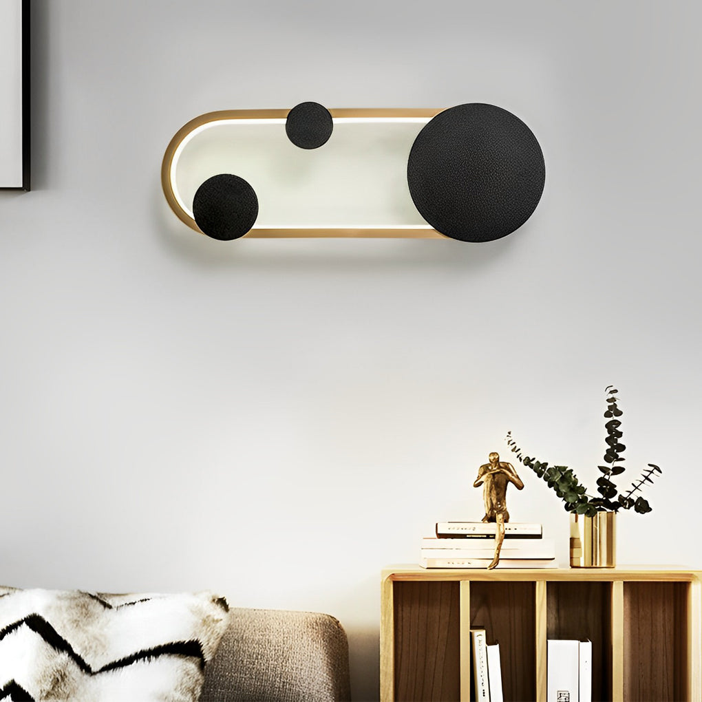 Creative Metal Wall Art LED Light Fixture in Artistic Design for Living Room