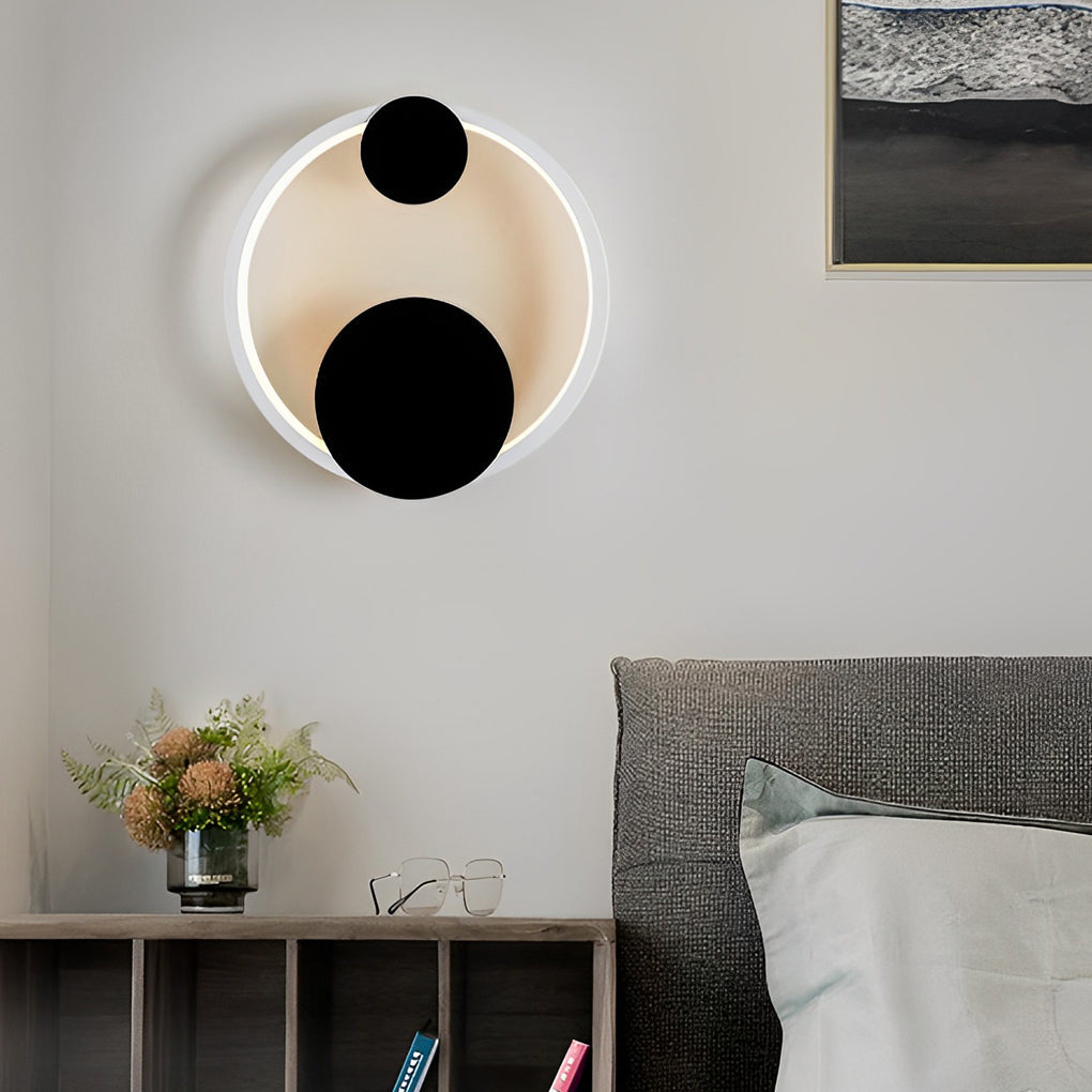 Creative Metal Wall Art LED Light Fixture in Artistic Design for Living Room