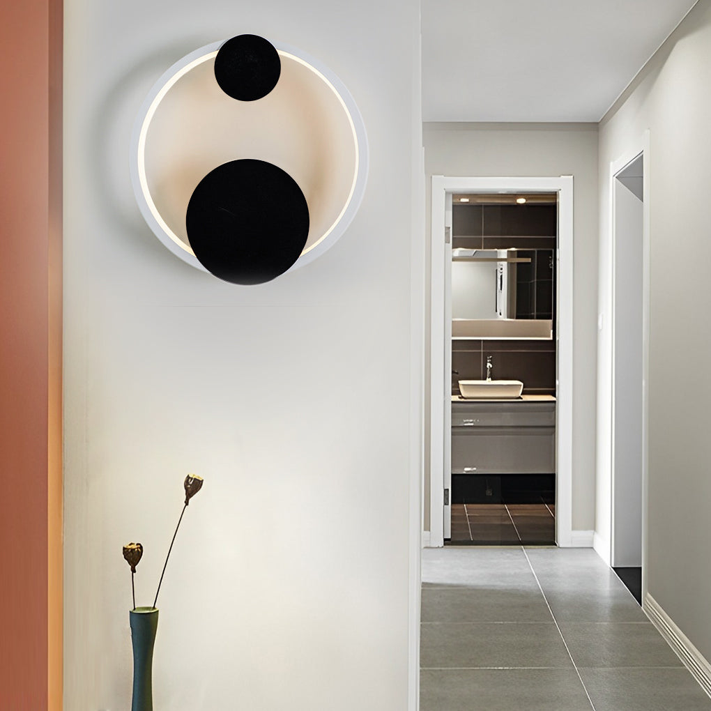 Creative Metal Wall Art LED Light Fixture in Artistic Design for Living Room