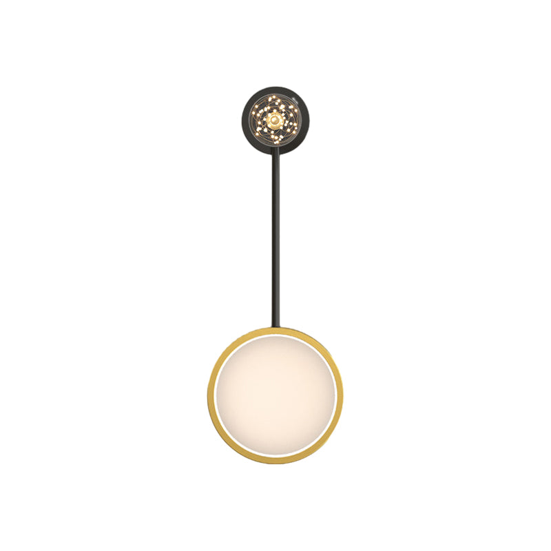 Contemporary Black Metal Spotlight Pendant Light for Living Room Décor
