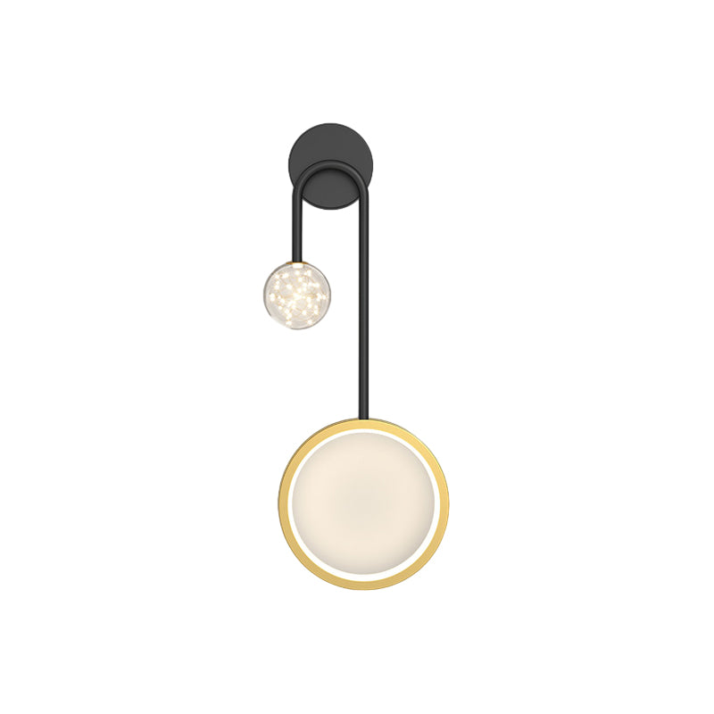 Contemporary Black Metal Spotlight Pendant Light for Living Room Décor