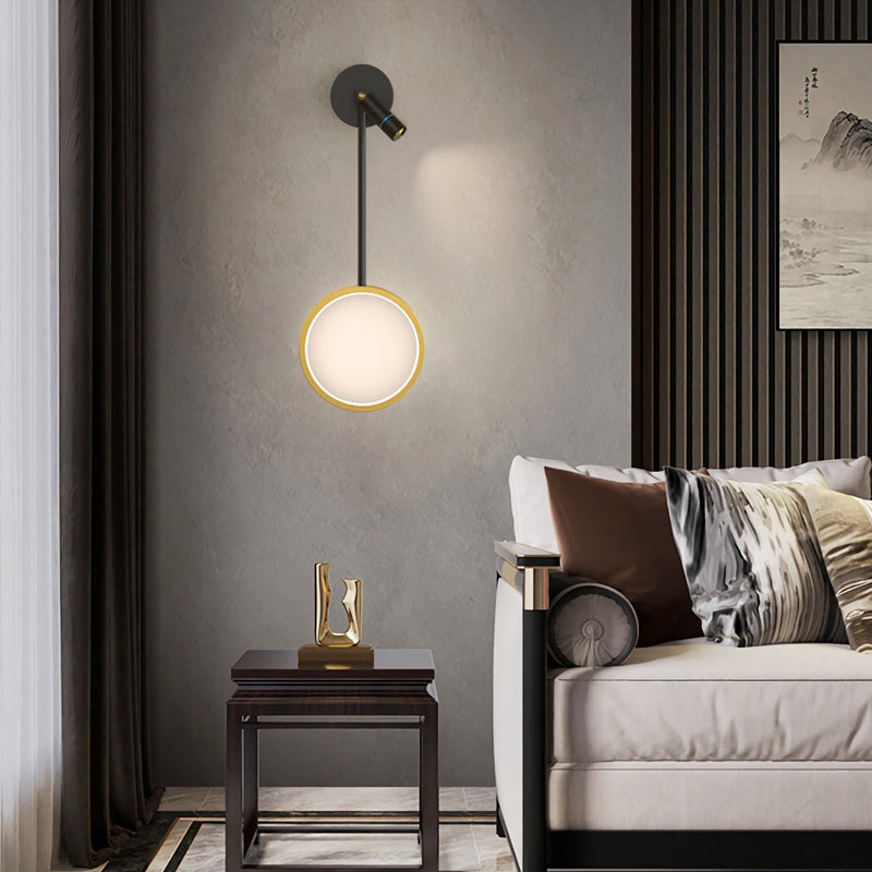 Contemporary Black Metal Spotlight Pendant Light for Living Room Décor