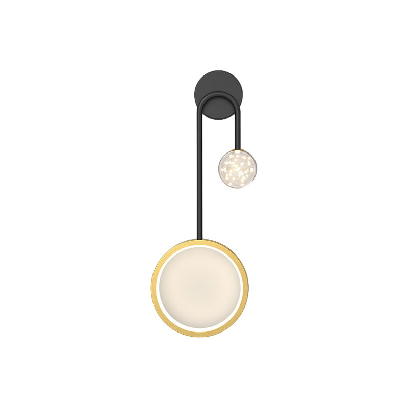 Contemporary Black Metal Spotlight Pendant Light for Living Room Décor