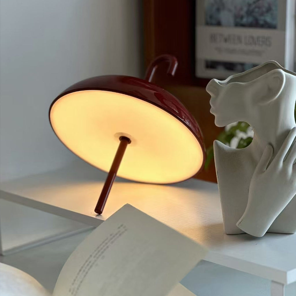 Portable Dimmable LED Touch Lamp - USB Rechargeable Umbrella Design for Home