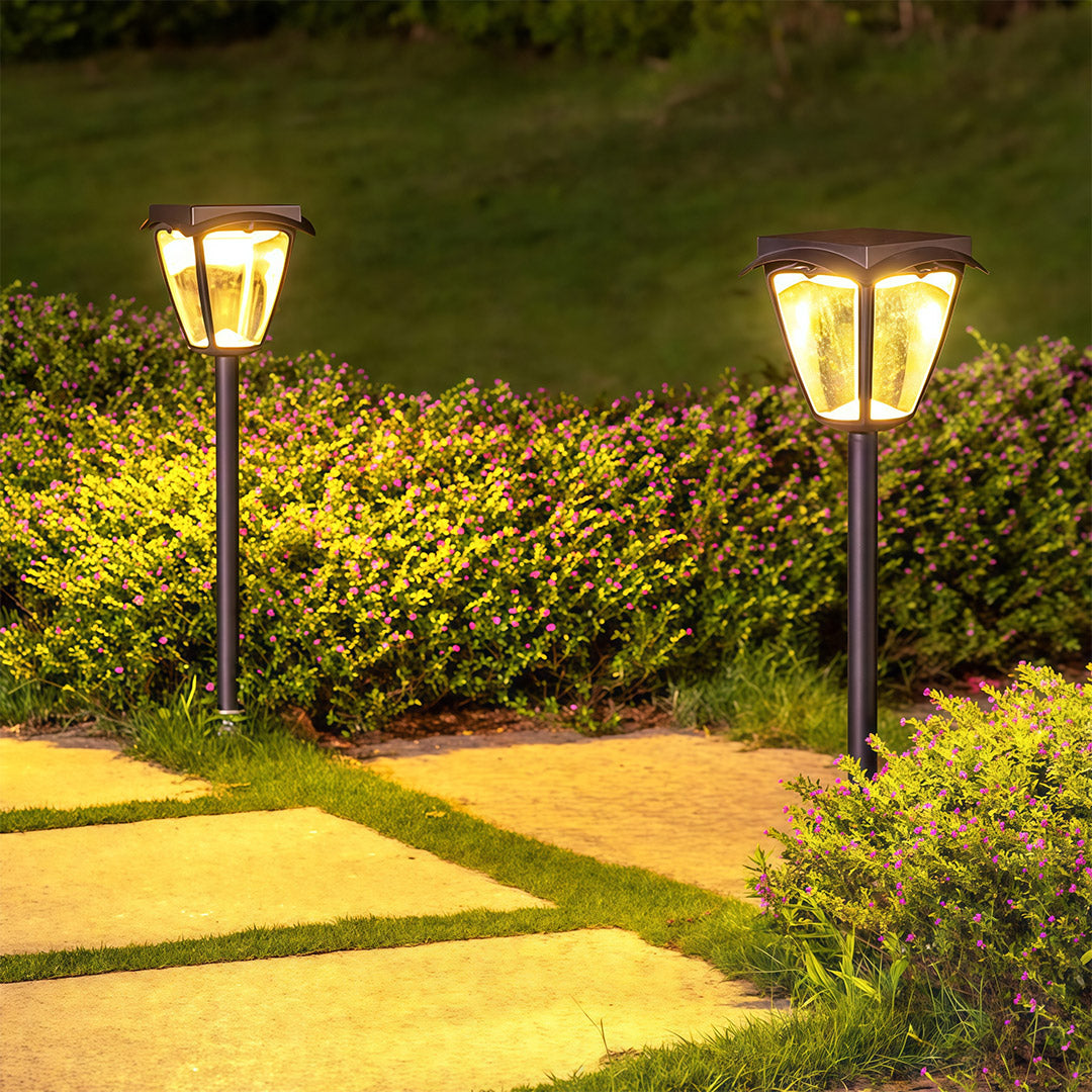 Stylish Waterproof Solar Pathway Lights - Outdoor LED Garden Lamps
