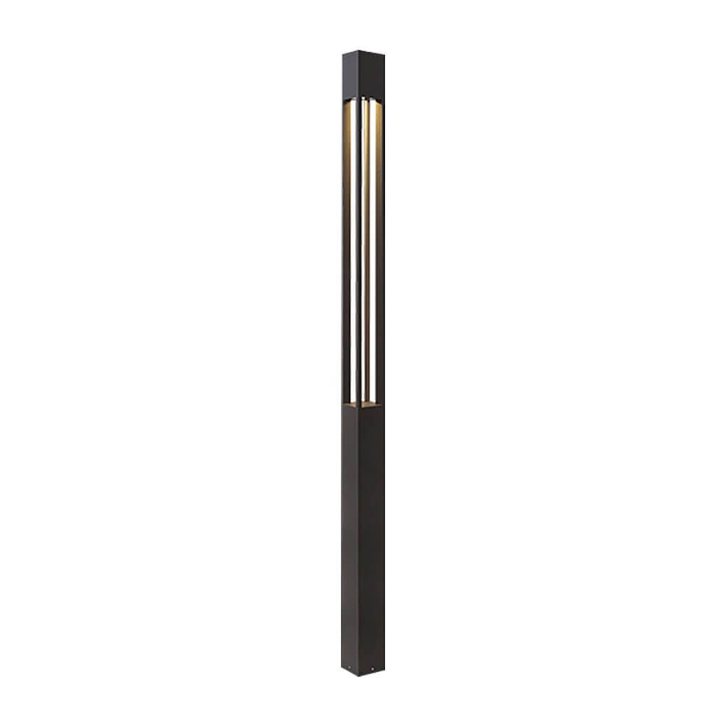 Modern Black LED Bollard Path Lights for Outdoor Landscape Lighting