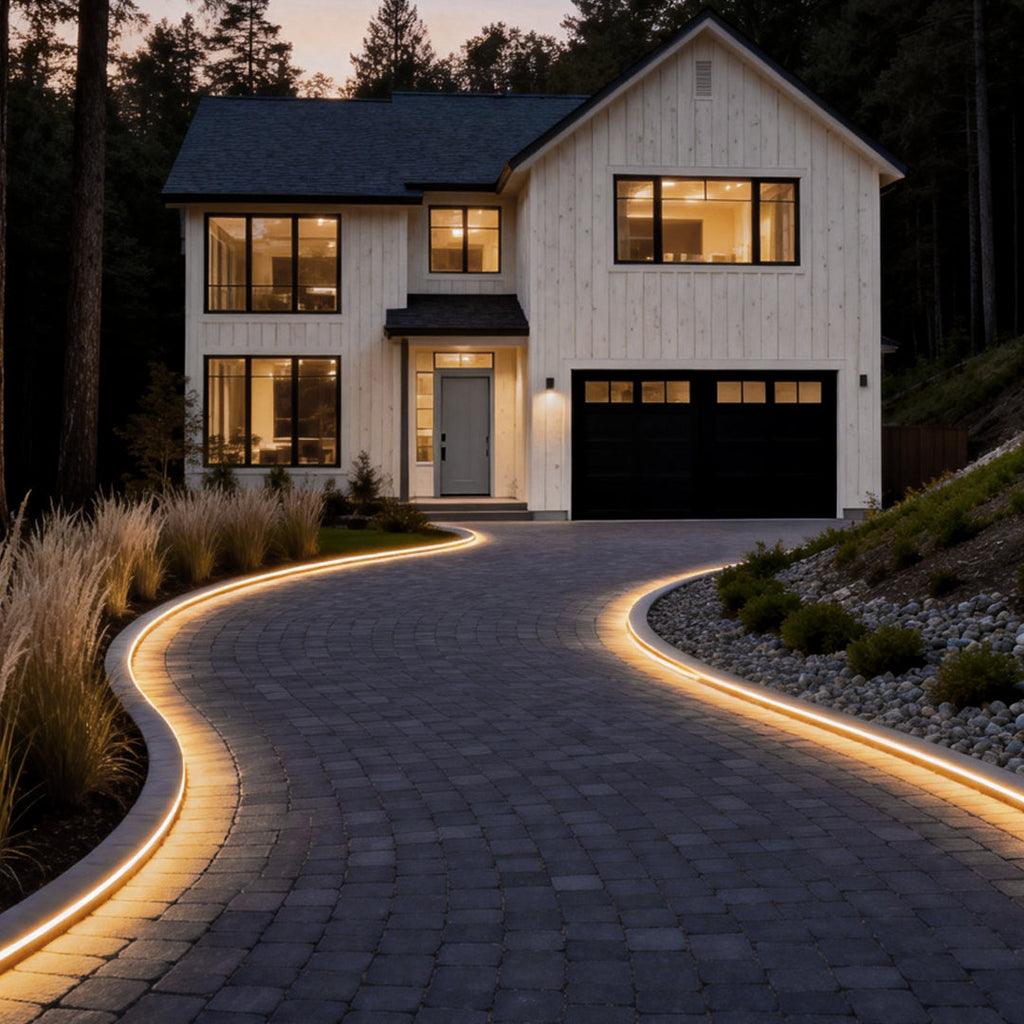 Flexible Waterproof Solar-Powered LED Light Strips with Remote Control
