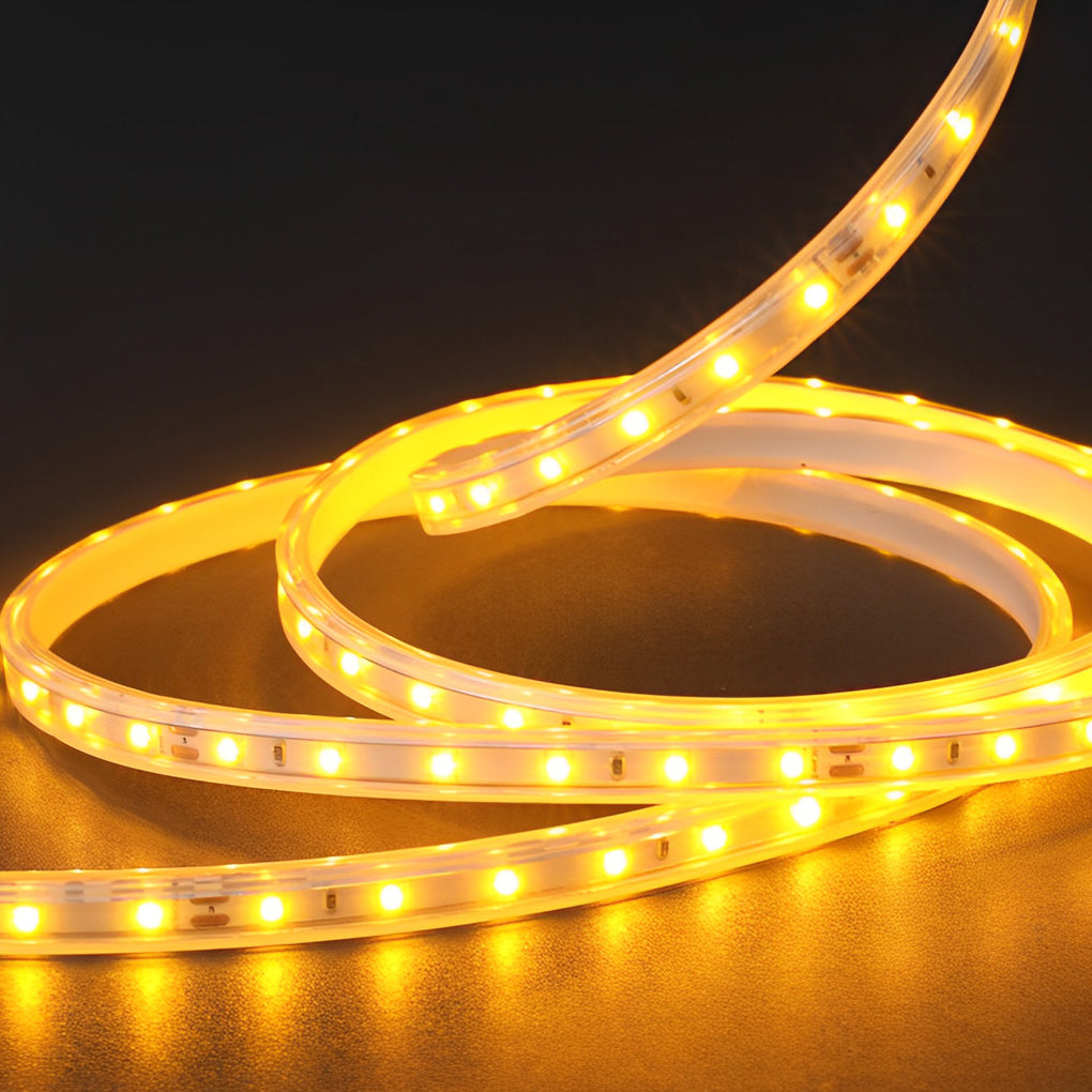 Flexible Waterproof Solar-Powered LED Light Strips with Remote Control