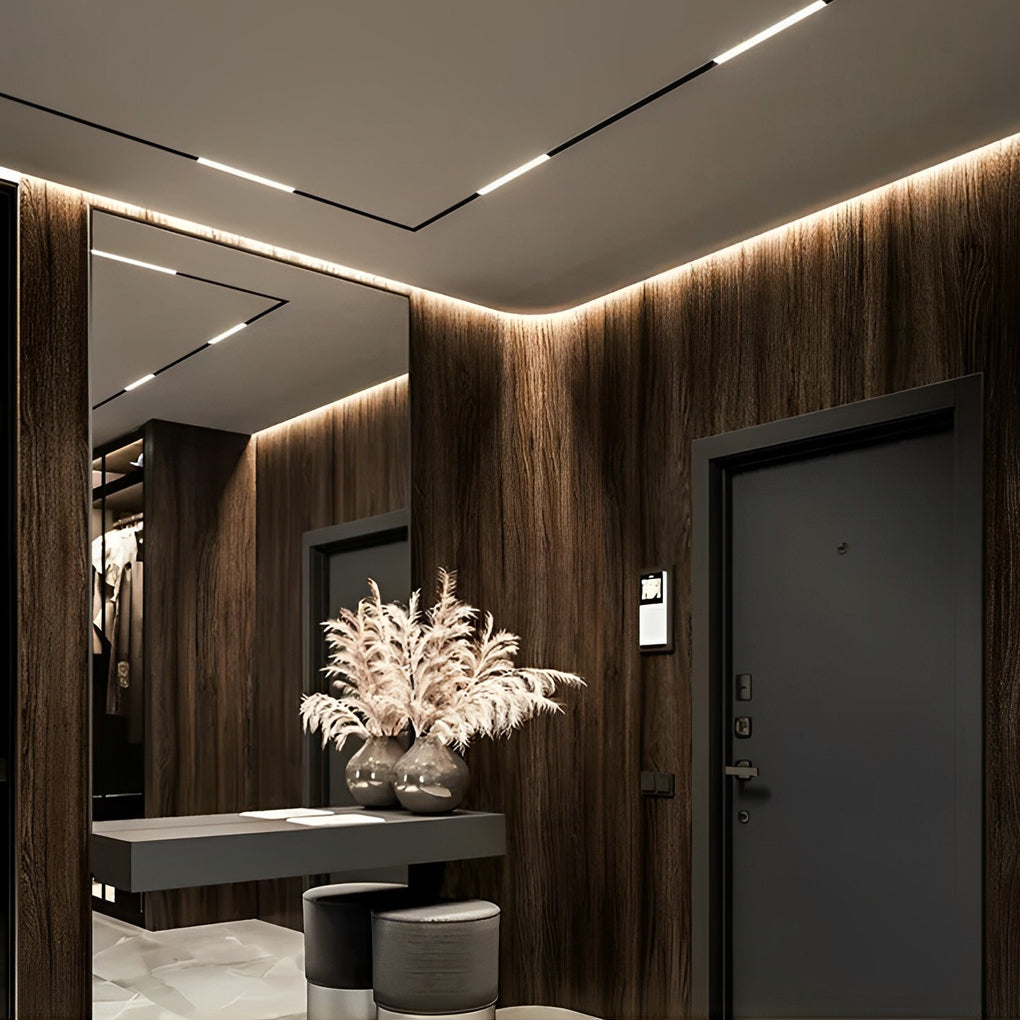 Waterproof Embedded LED Linear Strip Lights for Modern Home Décor