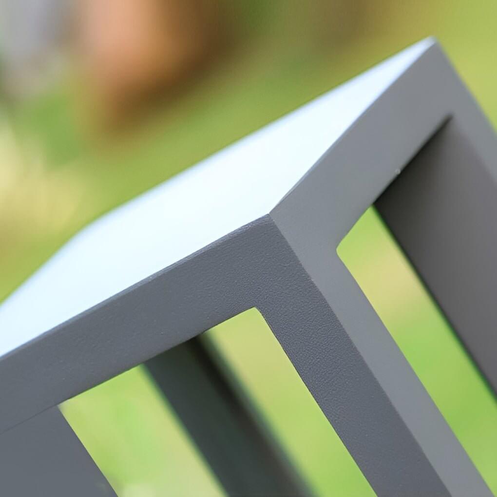 Stylish Black Aluminum LED Bollard Light for Outdoor Garden Pathways