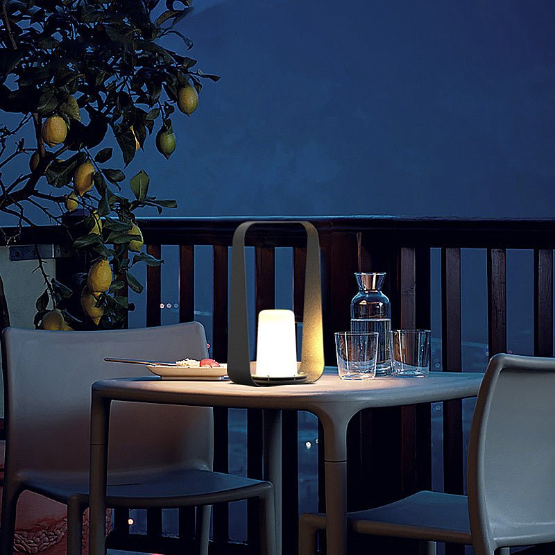 Modern Waterproof USB Rechargeable LED Table Lamp for Outdoor Use