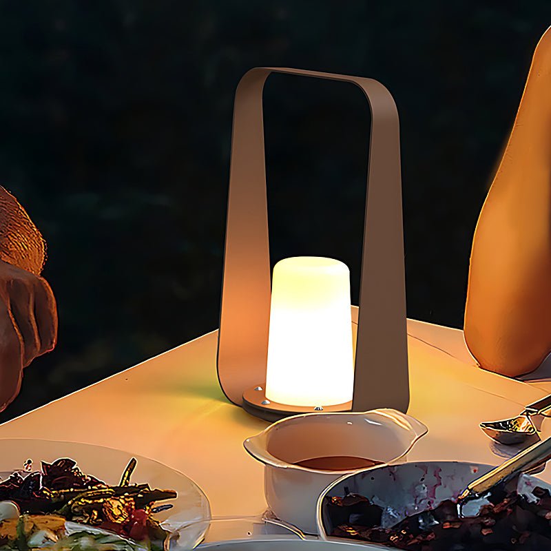 Modern Waterproof USB Rechargeable LED Table Lamp for Outdoor Use