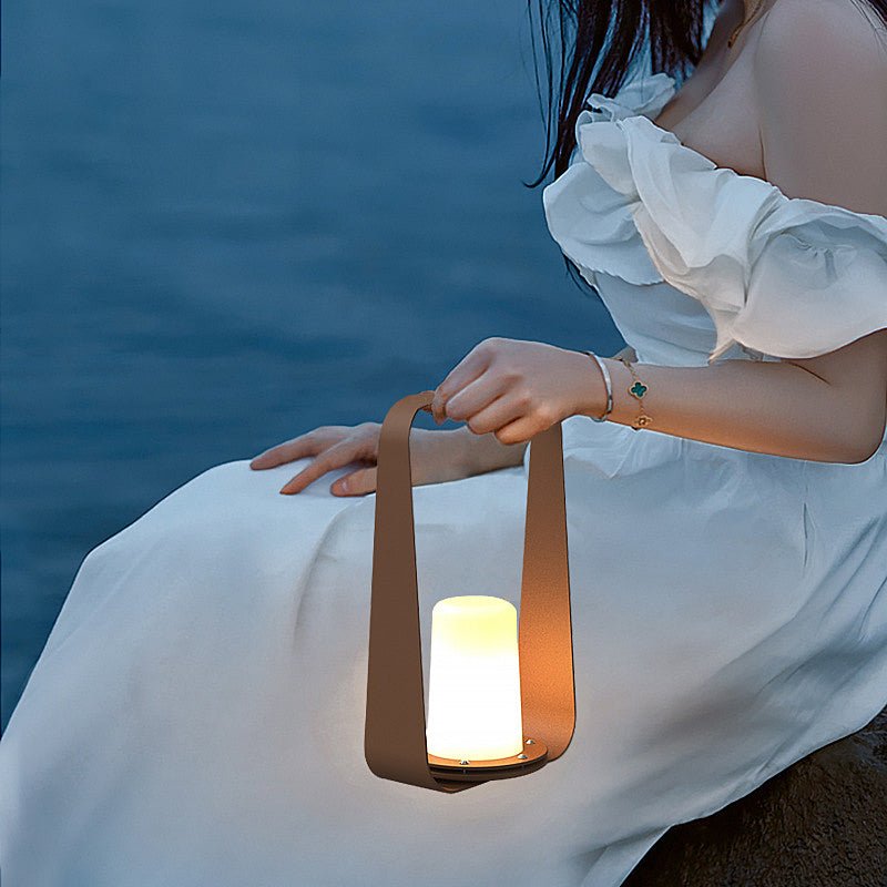 Modern Waterproof USB Rechargeable LED Table Lamp for Outdoor Use