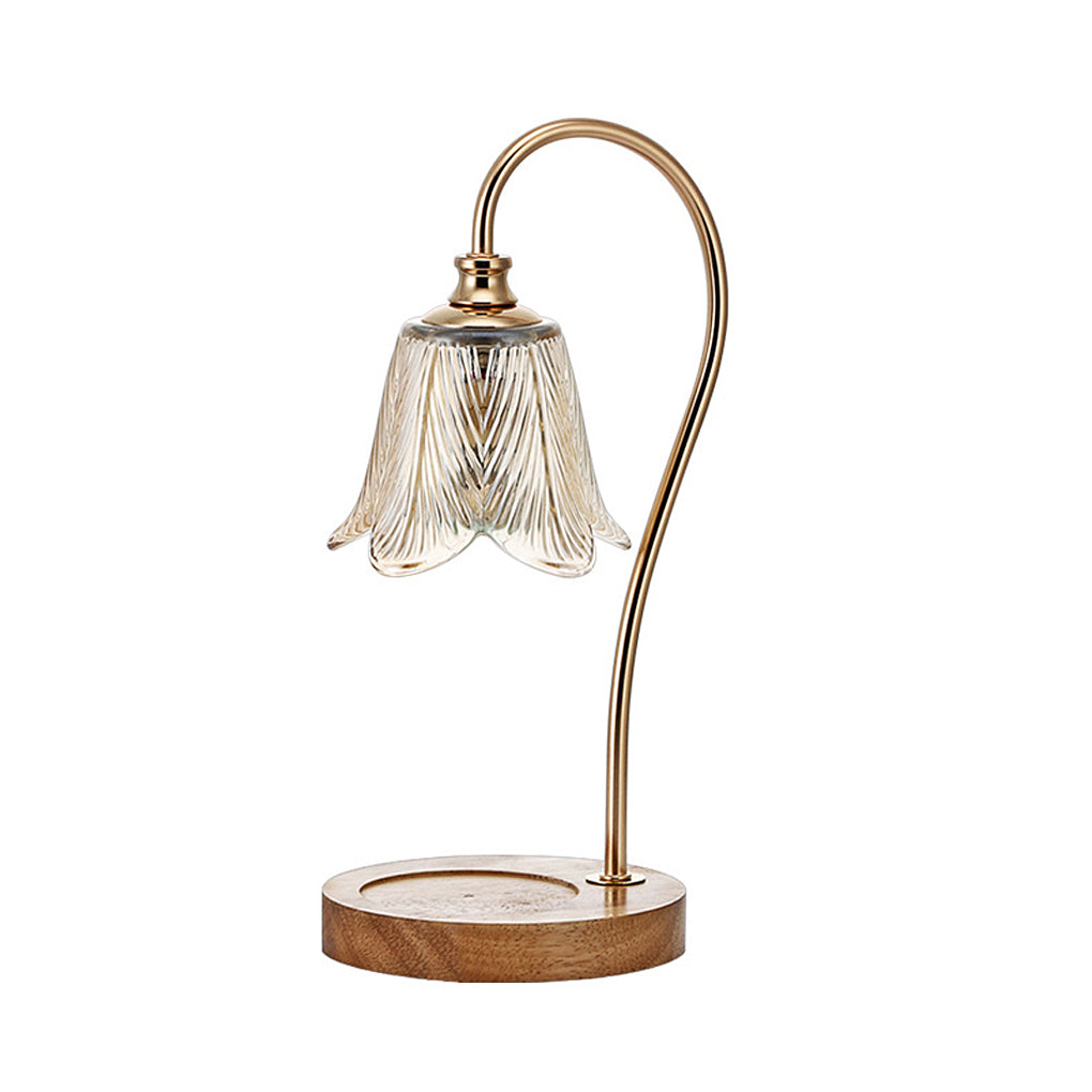 Adjustable No-Flame Aromatherapy Wax Melt Lamp - Modern White Decor