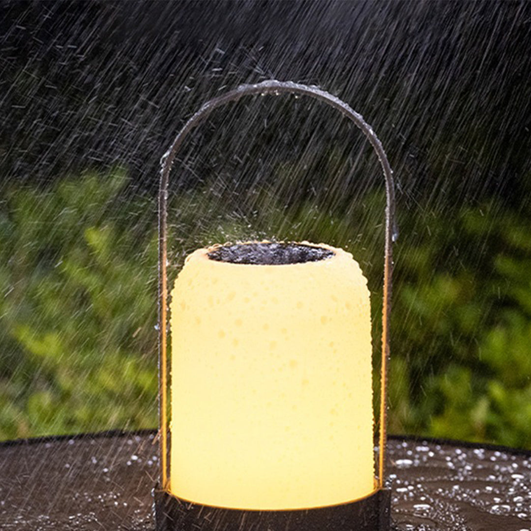 Portable Solar-Powered Waterproof LED Lantern for Outdoor Activities
