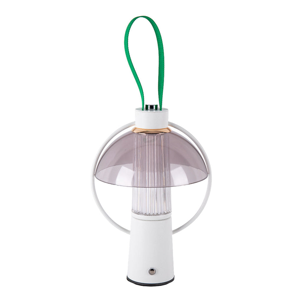 Modern Circle Table Lamp with Iron Base and Acrylic Shade for Home Decor