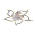Minimalist White Ceiling Fan Light Fixture for Bedroom or Living Room