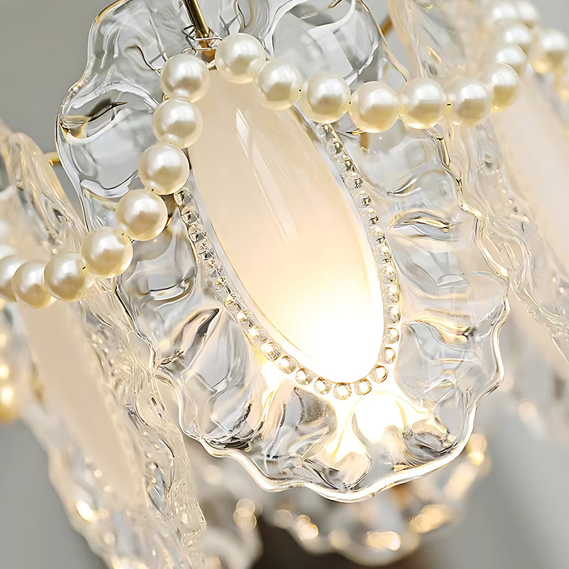 Modern White Glass Pendant Light Fixture for Contemporary Dining Room