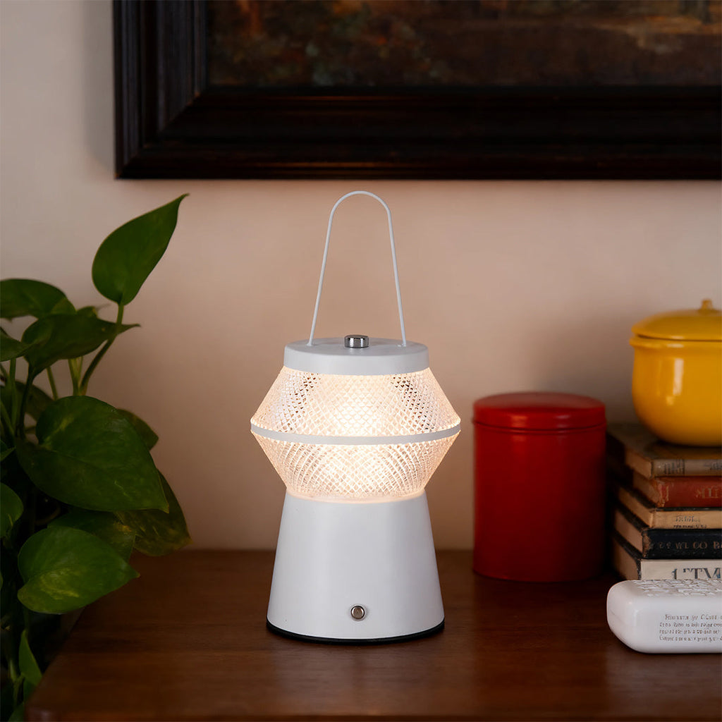 Elegant Solar-Powered LED Lantern with UV Mosquito Repellent for Patio