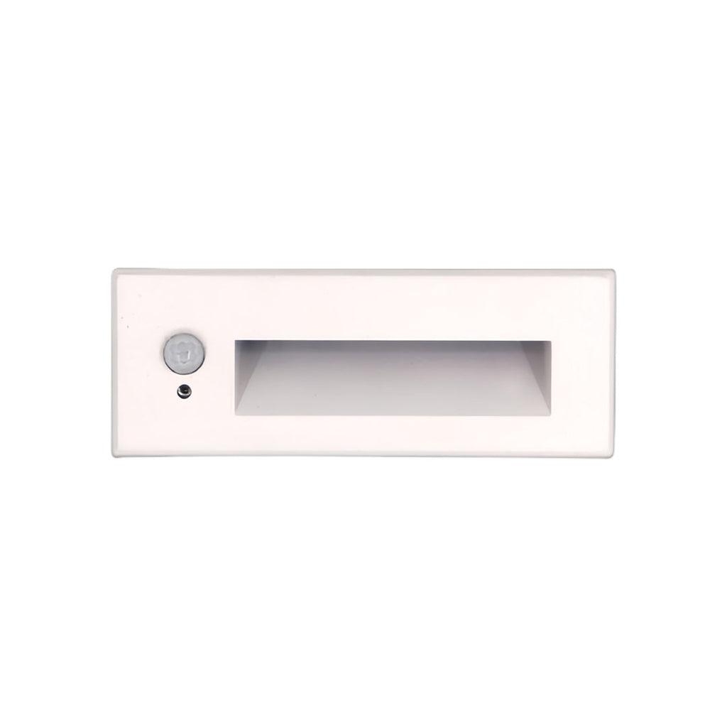 Modern Minimalist Embedded LED Step Lights for Outdoor Stairs – Black Finish