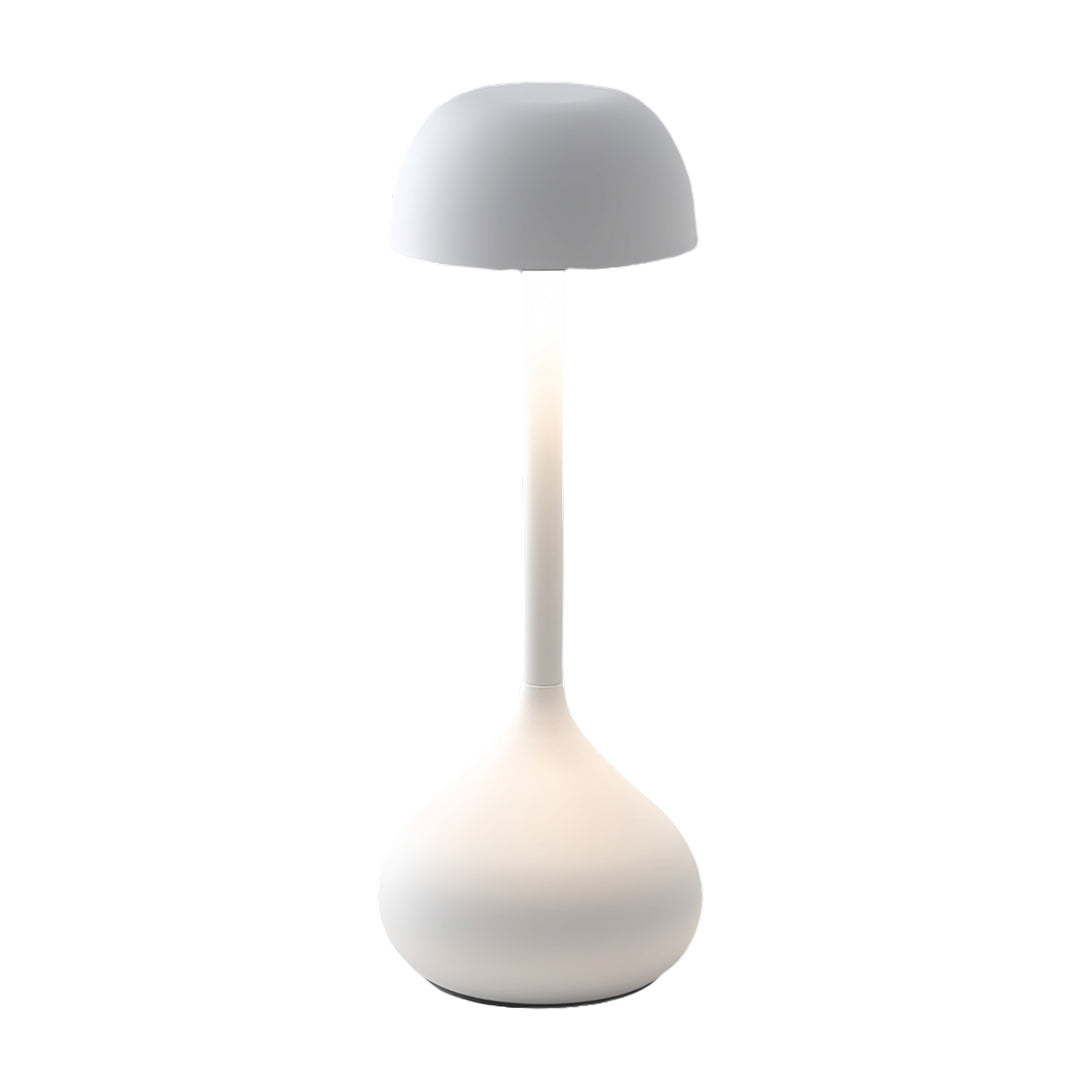 Rustic Bronze Gourd-Shaped Rechargeable Metal Table Lamp for Cozy Spaces