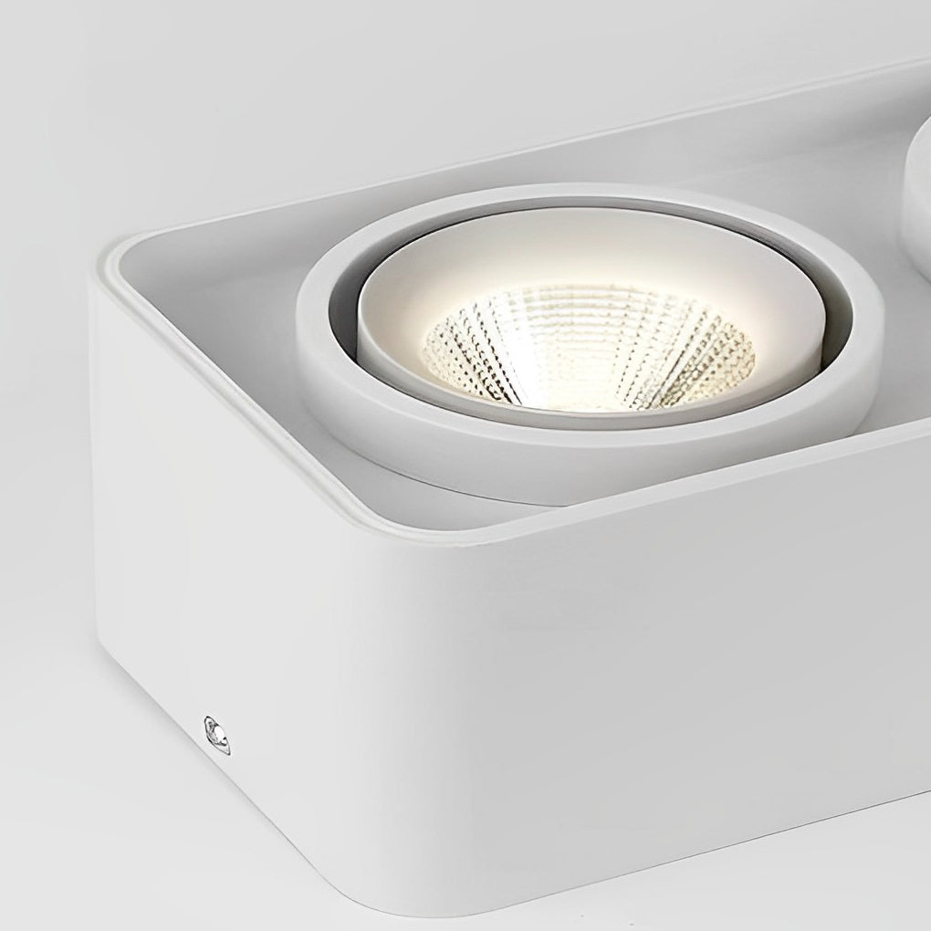 Square Surface Mounted LED Ceiling Light Fixture for Modern Interiors