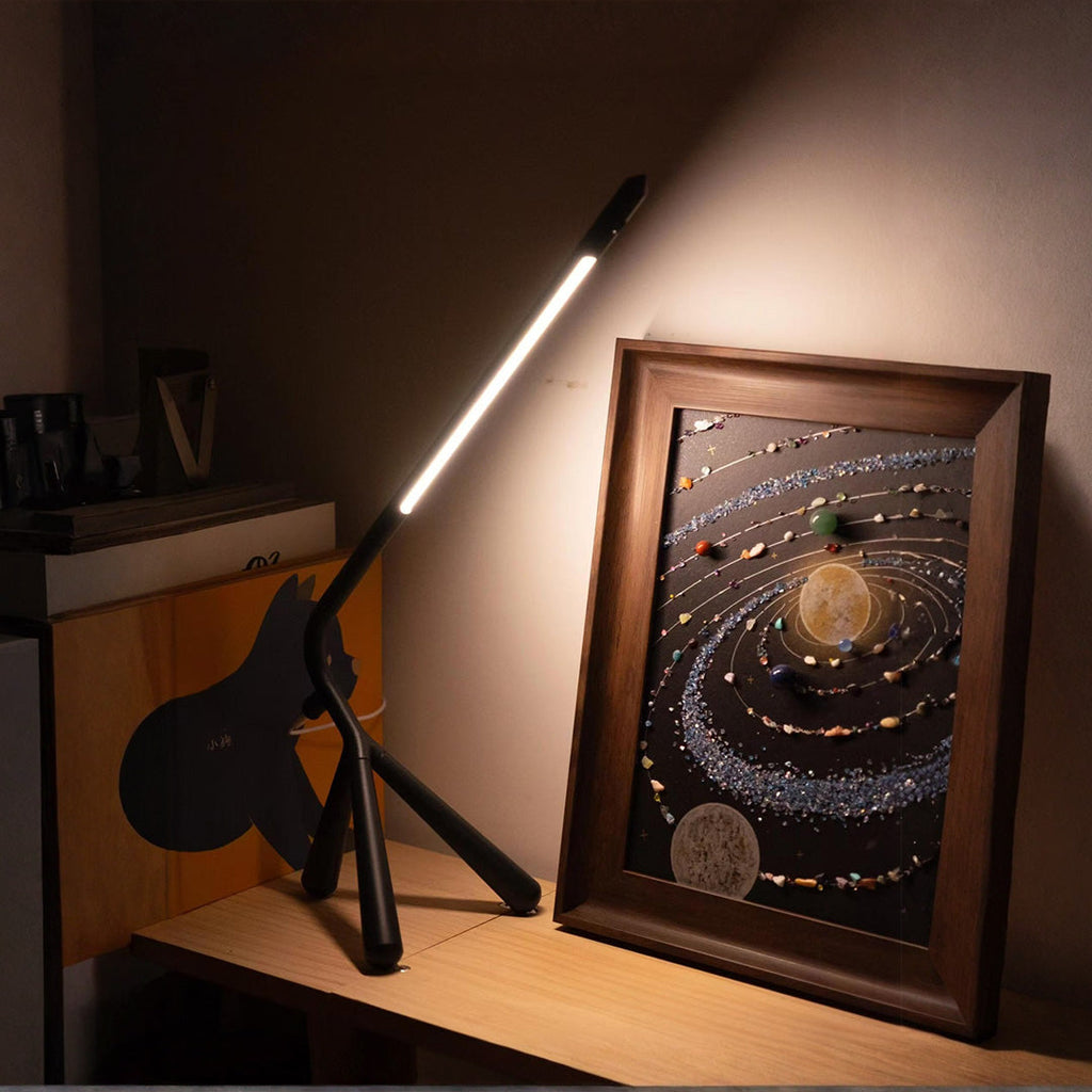 Unique Rotatable LED Accent Table Lamp with Three Legs for Living Room