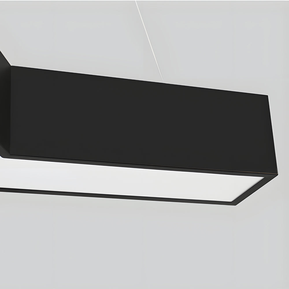 Modern Y-Shaped Geometric LED Ceiling Light Fixture for Industrial Décor