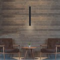 Sleek Black LED Pendant Light with Downlight for Kitchen or Dining Room